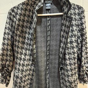 Soho Apparel ltd. black and grey suit jacket size s